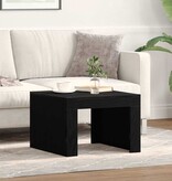 VidaXL Salontafel Zwart eiken Bewerkt hout