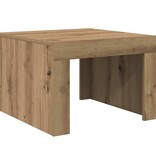 VidaXL Salontafel artisanaal eikenkleurig Bewerkt hout