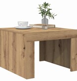 VidaXL Salontafel artisanaal eikenkleurig Bewerkt hout