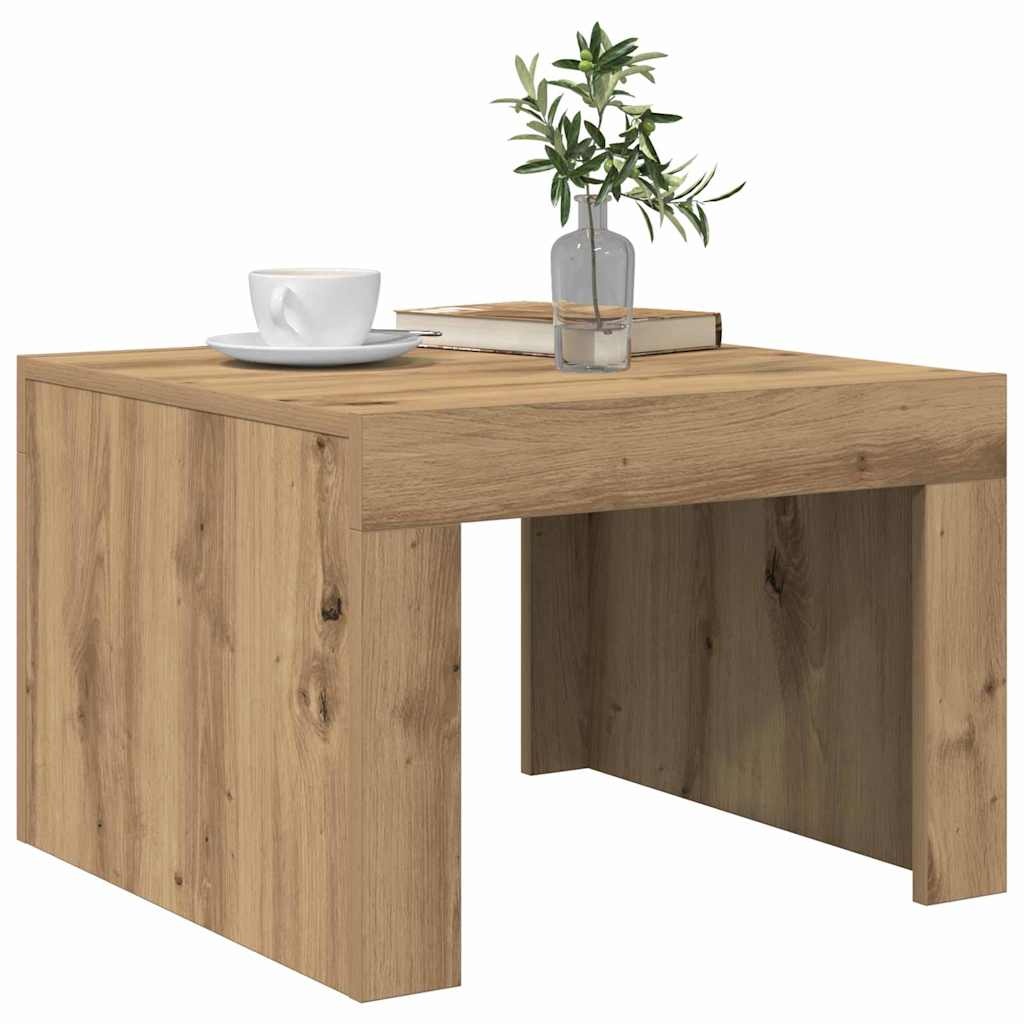 VidaXL Salontafel artisanaal eikenkleurig Bewerkt hout