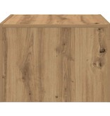 VidaXL Salontafel artisanaal eikenkleurig Bewerkt hout