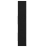 VidaXL Boekenkast Zwart eiken 40 x 35 x 180 cm Bewerkt hout