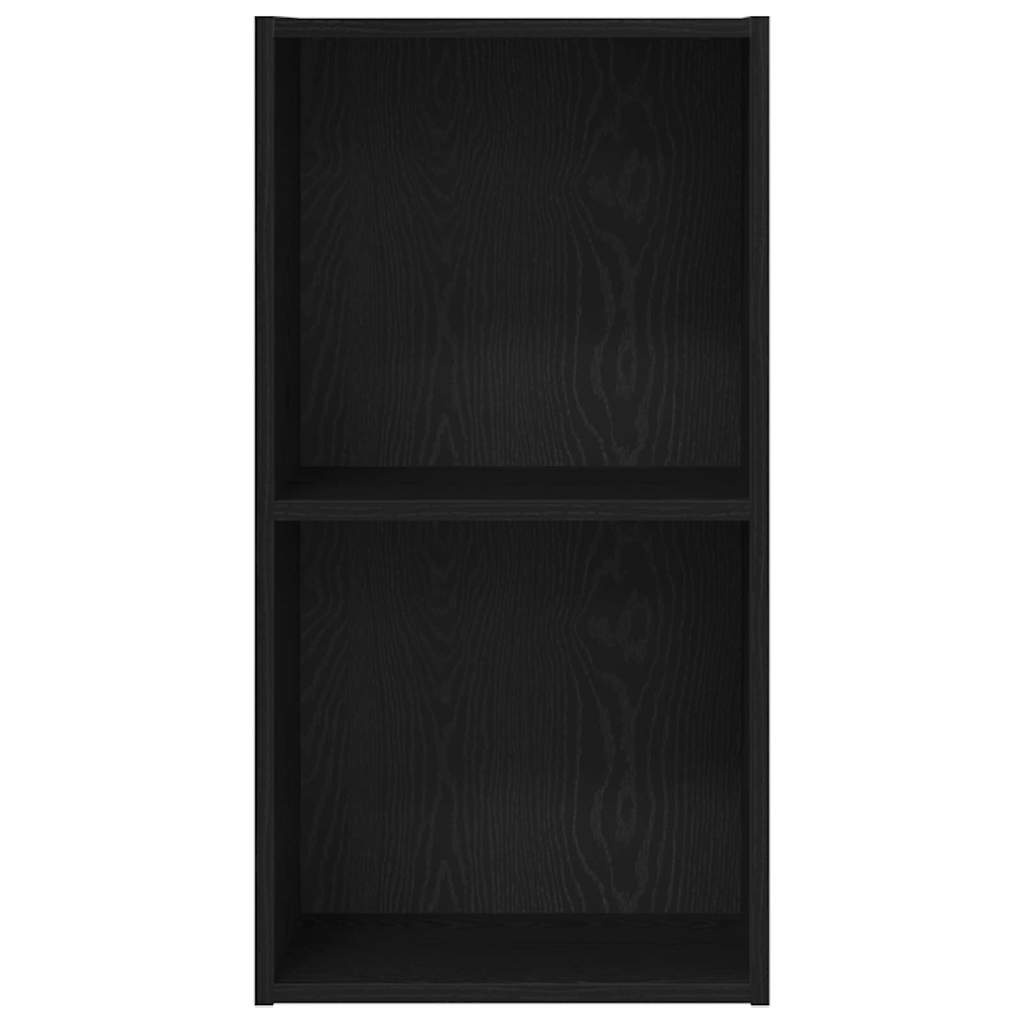 VidaXL Boekenkast Zwart eiken 40 x 30 x 77 cm Bewerkt hout