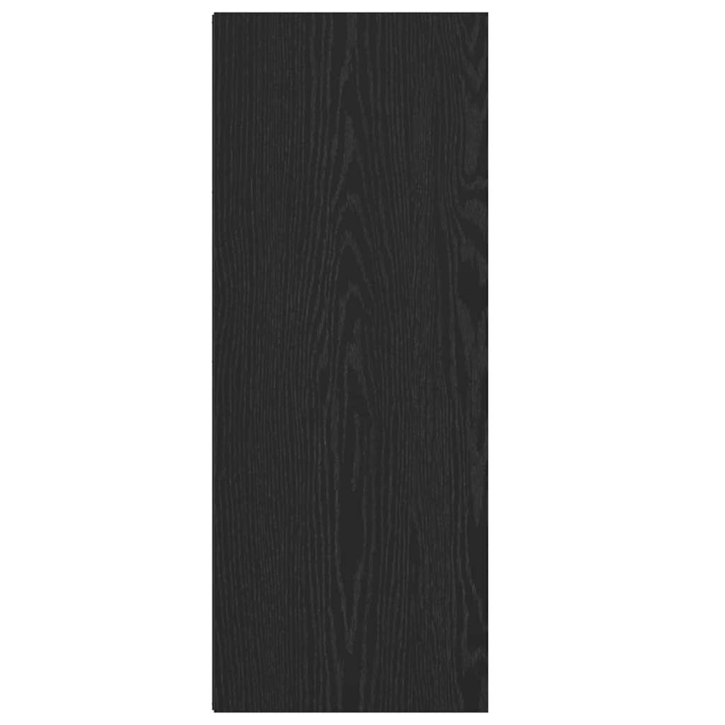 VidaXL Boekenkast Zwart eiken 40 x 30 x 77 cm Bewerkt hout