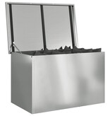 VidaXL Buitenopslagdoos Zilver 80 x 50.5 x 50 cm Gegalvaniseerd staal