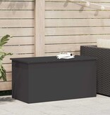 VidaXL Buitenopslagdoos Zwart 100 x 50.5 x 50 cm Koudgewalst staal