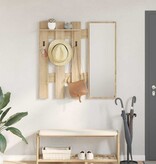 VidaXL Wandgemonteerde kapstok Sonoma eiken 100 x 10 x 100 cm