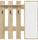 VidaXL Wandgemonteerde kapstok Sonoma eiken 100 x 10 x 100 cm