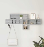 VidaXL Wandgemonteerde kapstok Grijs sonoma 100 x 12 x 43.5 cm