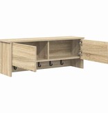 VidaXL Wandgemonteerde kapstok met plank Sonoma eiken 80 x 20 x 30 cm