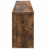 VidaXL Wandgemonteerde kapstok Gerookt eiken 100 x 16 x 26 cm