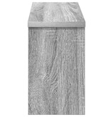 VidaXL Wandgemonteerde kapstok met plank Grijs sonoma 50 x 16 x 26 cm