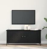 VidaXL TV Kast Zwart eiken 100 x 35 x 45 cm Bewerkt hout