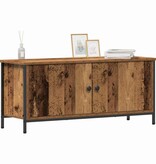 VidaXL TV Kast Oud hout 100 x 35 x 45 cm Bewerkt hout