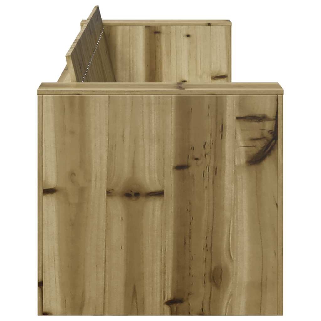 VidaXL Tuinbank Groen 185.5 x 60 x 62 cm Geïmpregneerd grenen hout