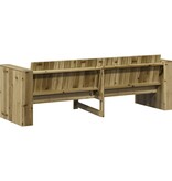 VidaXL Tuinbank Groen 185.5 x 60 x 62 cm Geïmpregneerd grenen hout