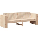 VidaXL Tuinbank Bruin 185.5 x 60 x 62 cm Massief grenenhout
