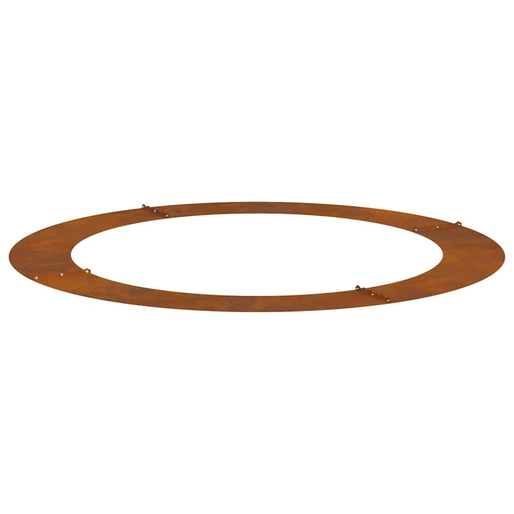 VidaXL Platte Boomringen 5 pcs Bruin Ø90 / 120 cm Cortenstaal