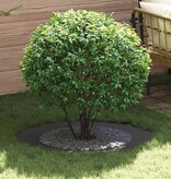 VidaXL Platte boomring Zwart Ø60 / 90 cm Staal