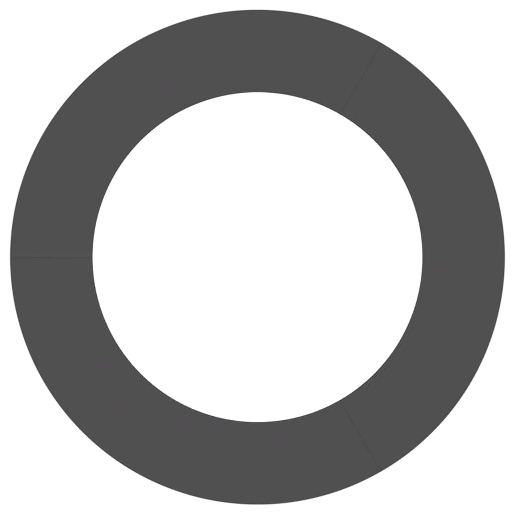 VidaXL Platte boomring Zwart Ø60 / 90 cm Staal