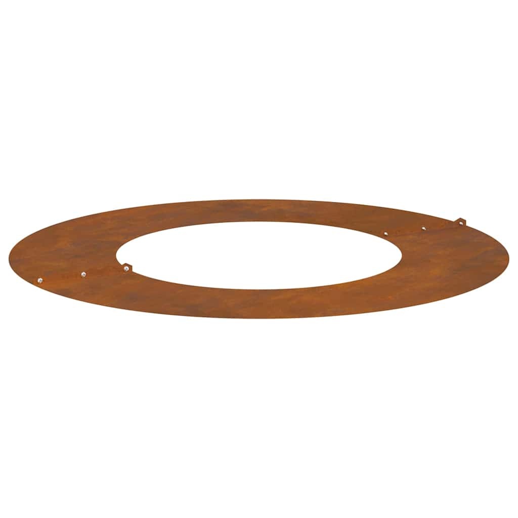 VidaXL Platte boomring Bruin Ø40 / 70 cm Cortenstaal