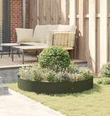 VidaXL Tuin Bloempot Olijfgroen 120 x 120 x 20 cm Staal