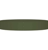 VidaXL Tuin Bloempot Olijfgroen 120 x 120 x 20 cm Staal