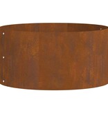 VidaXL Tuin Bloempot Bruin 40 x 40 x 20 cm Cortenstaal