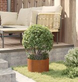 VidaXL Tuinplantbakken 5 pcs Bruin 30 x 30 x 20 cm Cortenstaal