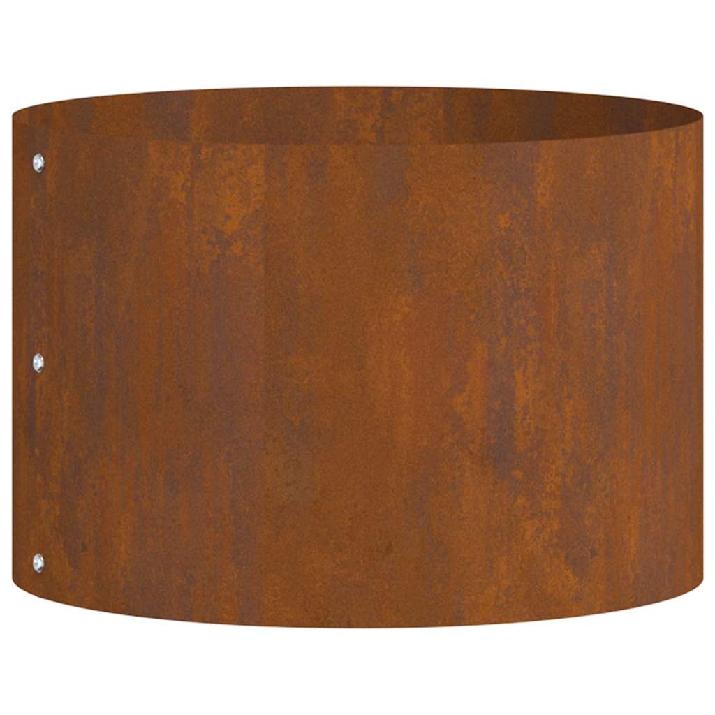 VidaXL Tuinplantbakken 5 pcs Bruin 30 x 30 x 20 cm Cortenstaal