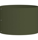 VidaXL Tuin Bloempot Olijfgroen 30 x 30 x 20 cm Staal