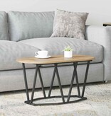 VidaXL Salontafel artisanaal eikenkleurig 80 x 40 x 40,5 cm