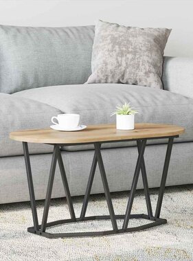 VidaXL Salontafel artisanaal eikenkleurig 80 x 40 x 40,5 cm