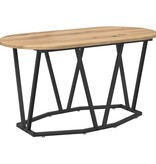 VidaXL Salontafel artisanaal eikenkleurig 80 x 40 x 40,5 cm