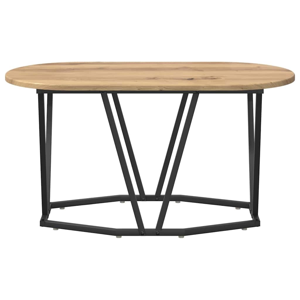 VidaXL Salontafel artisanaal eikenkleurig 80 x 40 x 40,5 cm