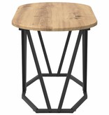 VidaXL Salontafel artisanaal eikenkleurig 80 x 40 x 40,5 cm