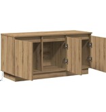 VidaXL TV-meubel met LED artisanaal eikenkleurig 100 x 38 x 49 cm
