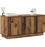 VidaXL TV-meubel met LED Oud Hout 100 x 38 x 49 cm Bewerkt hout