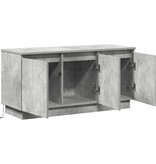 VidaXL TV-meubel met LED Betongrijs 100 x 38 x 49 cm Bewerkt hout