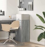 VidaXL Dressoir met lade Grijs sonoma 38 x 34,5 x 75 cm Bewerkt hout