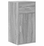 VidaXL Dressoir met lade Grijs sonoma 38 x 34,5 x 75 cm Bewerkt hout
