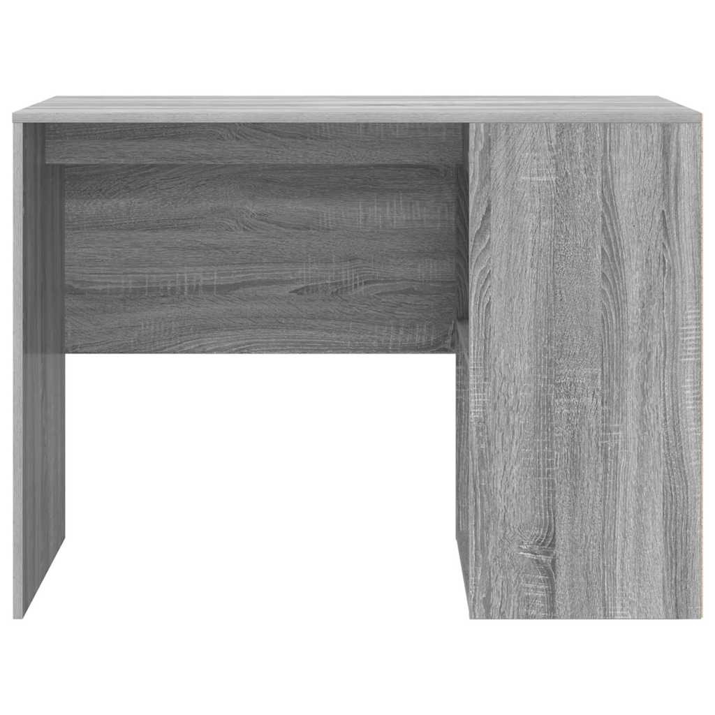 VidaXL Bureau met plank Grijs Sonoma 102 x 50 x 75 cm Bewerkt hout