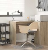VidaXL Bureau met plank Sonoma eiken 102 x 50 x 75 cm Bewerkt hout