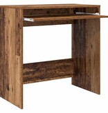 VidaXL Bureau met plank Oud hout 77,5 x 43 x 79 cm Bewerkt hout