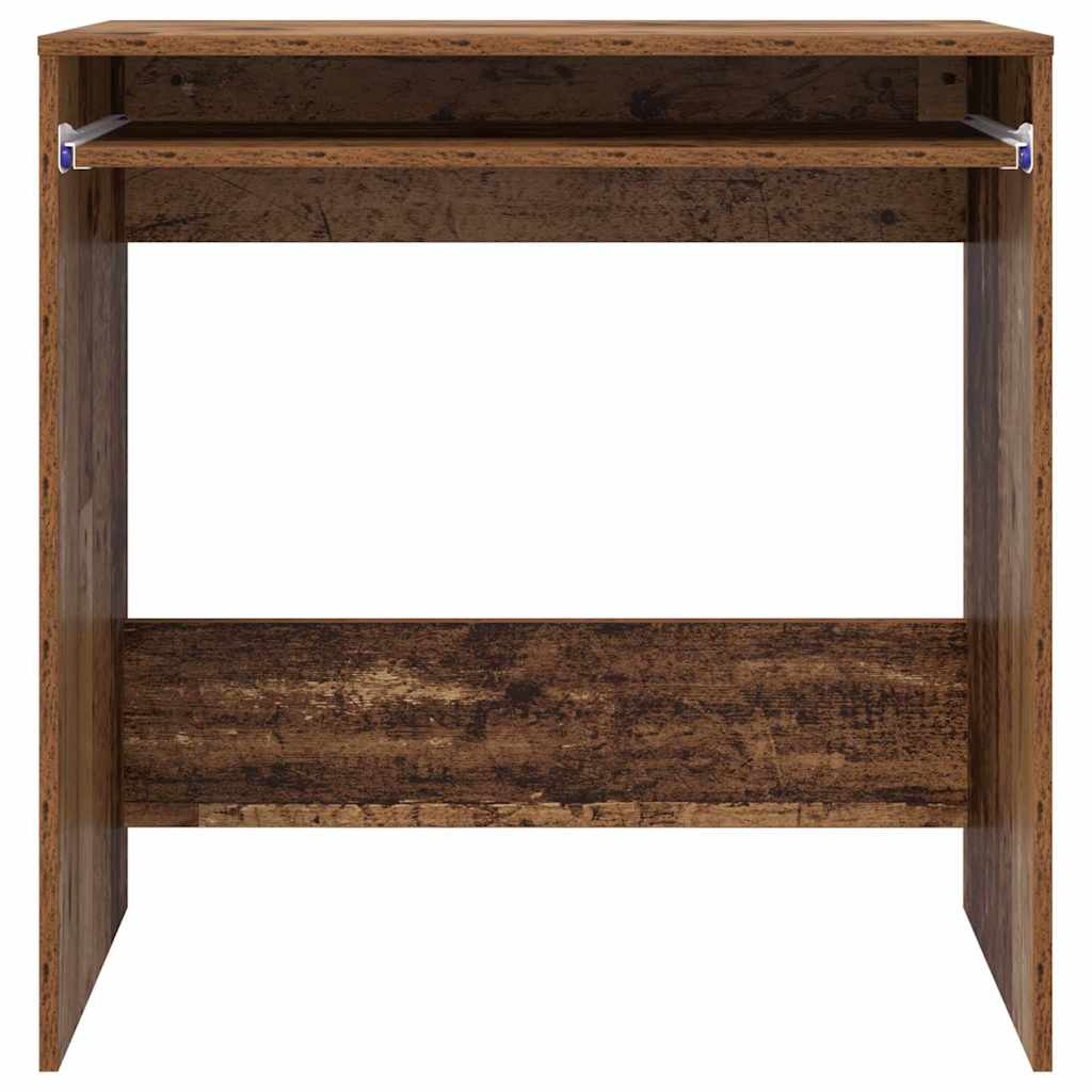 VidaXL Bureau met plank Oud hout 77,5 x 43 x 79 cm Bewerkt hout