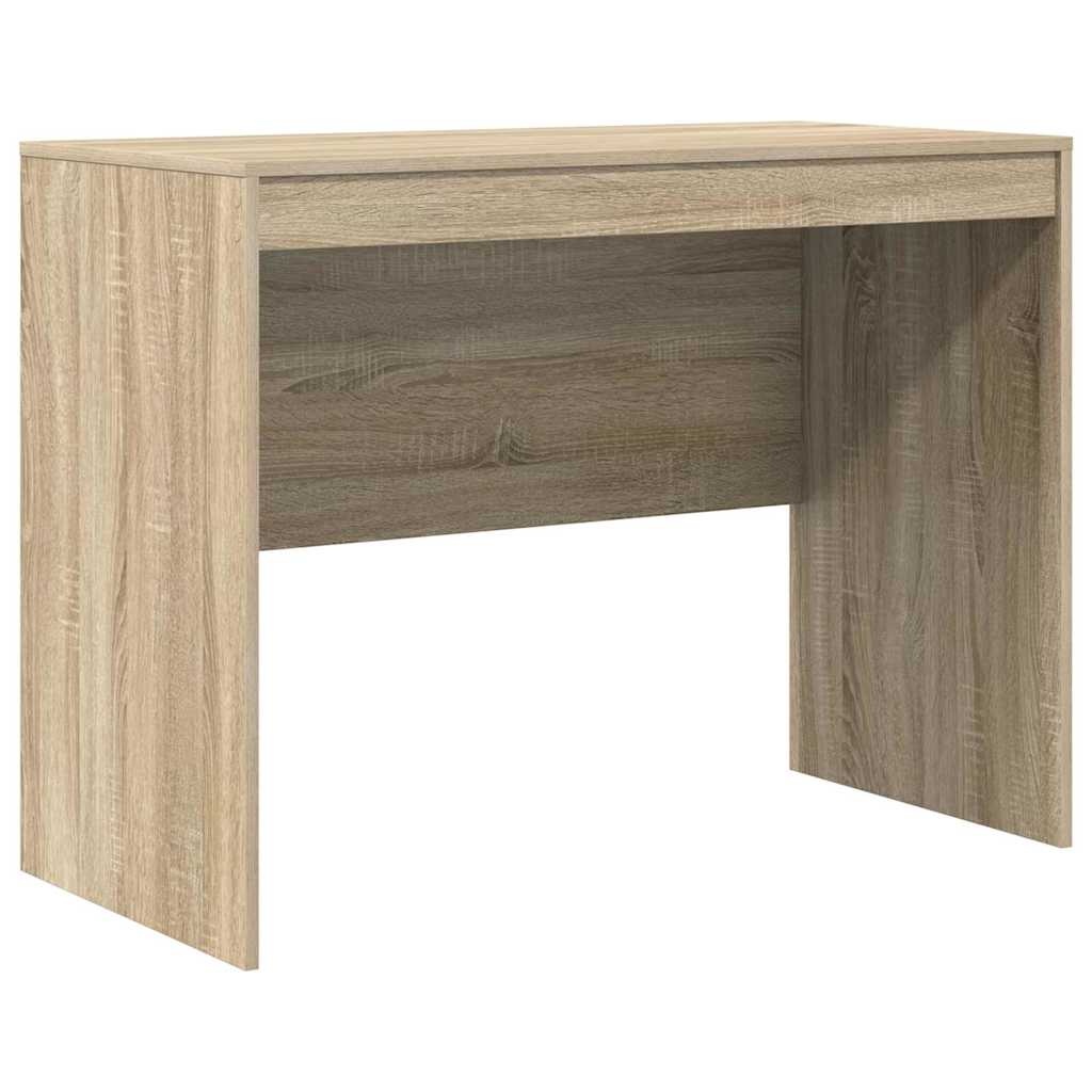 VidaXL Bureau Sonoma eiken 100 x 50 x 76 cm Bewerkt hout