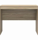 VidaXL Bureau Sonoma eiken 100 x 50 x 76 cm Bewerkt hout