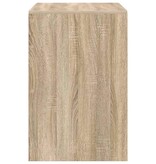 VidaXL Bureau Sonoma eiken 100 x 50 x 76 cm Bewerkt hout