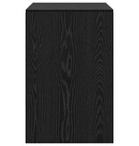 VidaXL Bureau Zwart eiken 100 x 50 x 76 cm Bewerkt hout