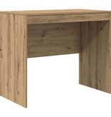 VidaXL Bureau artisanaal eikenkleurig 90 x 50 x 76 cm Bewerkt hout